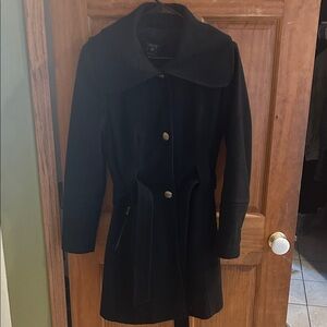 Guess Black Trench Coat for Women
